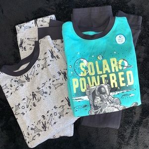 Carters boys size 10, 4 piece pajama set